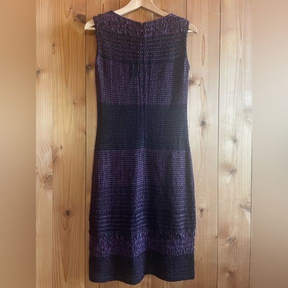 NWT St John Collection Mulberry Knit Dress Size 6 - Picture 6 of 7